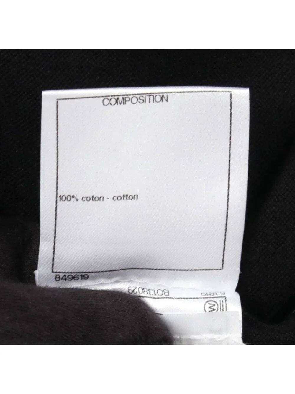 Chanel Short Sleeve T-Shirt CC Logo Button Cotton